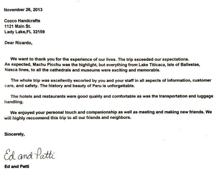 review from Ed and Patti